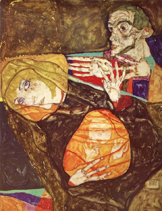 Egon Schiele Holy Family oil painting picture
